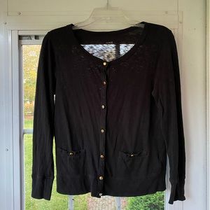 2/$10 Women’s J Crew Black Cardigan Size Small